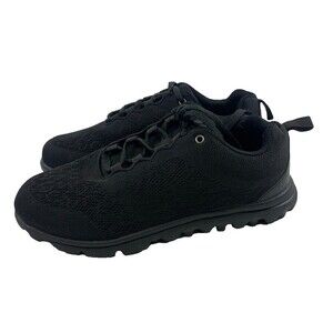 Propet Travelactiv Lace Up Sneaker Mesh Black Lace Up W5102 Womens 7.5 XX 4E